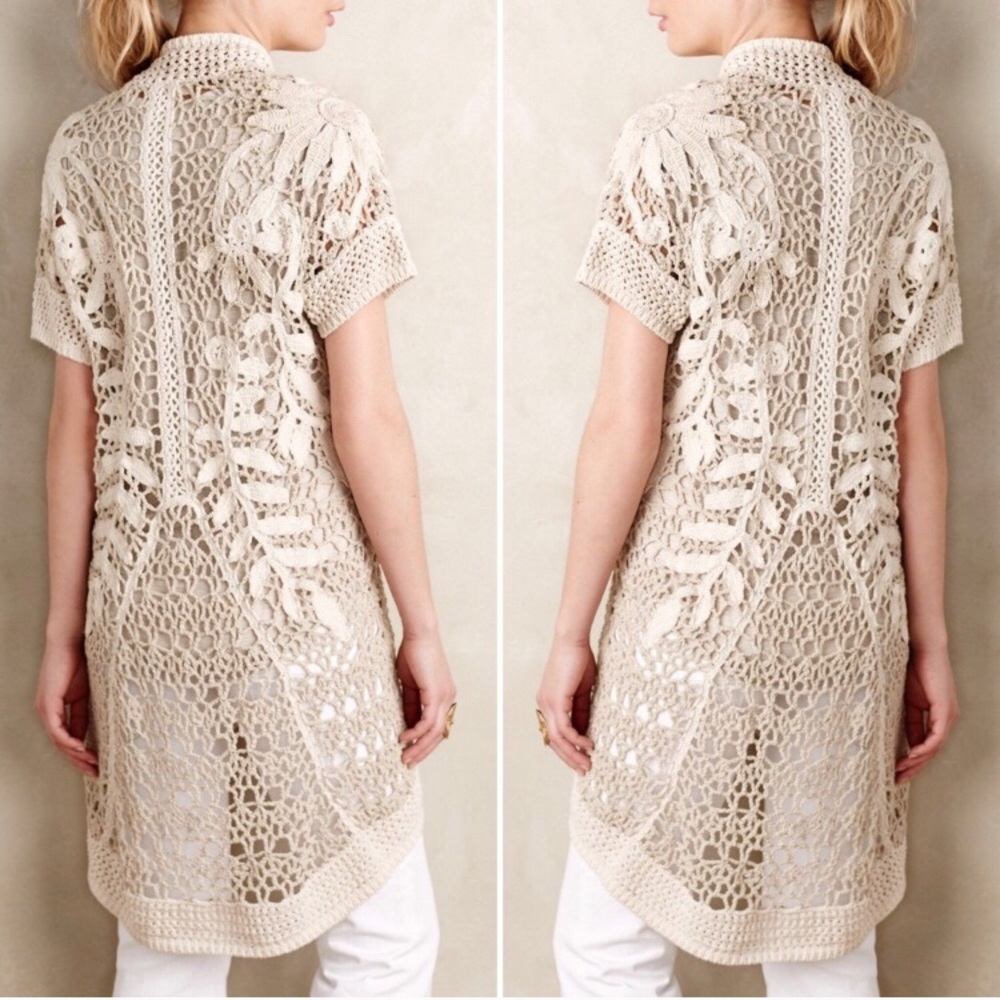 Lana Crocheted Cardigan